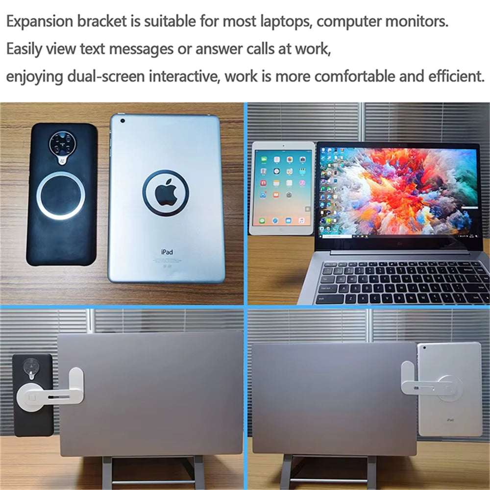 SnapMount™ – Magnetic Laptop Phone Holder